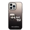 Karl Lagerfeld Etui ochronne na telefon Karl Lagerfeld KLHCP14LTGKCK do Apple iPhone 14 Pro 6,1" hardcase czarny/black Gradient Ikonik Karl & C