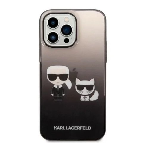 Karl Lagerfeld Etui ochronne na telefon Karl Lagerfeld KLHCP14LTGKCK do Apple iPhone 14 Pro 6,1" hardcase czarny/black Gradient Ikonik Karl & C Karl Lagerfeld Etui ochronne na telefon Karl Lagerfeld KLHCP14LTGKCK do Apple iPhone 14 Pro 6,1" hardcase czarny/black Gradient Ikonik Karl & C