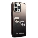 Karl Lagerfeld Etui ochronne na telefon Karl Lagerfeld KLHCP14LTGKCK do Apple iPhone 14 Pro 6,1" hardcase czarny/black Gradient Ikonik Karl & C