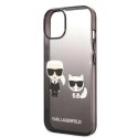 Karl Lagerfeld Etui ochronne na telefon Karl Lagerfeld KLHCP14LTGKCK do Apple iPhone 14 Pro 6,1" hardcase czarny/black Gradient Ikonik Karl & C