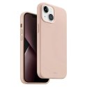 UNIQ Etui na telefon UNIQ Lino Hue do Apple iPhone 14 6,1" Magclick Charging różowy/blush pink