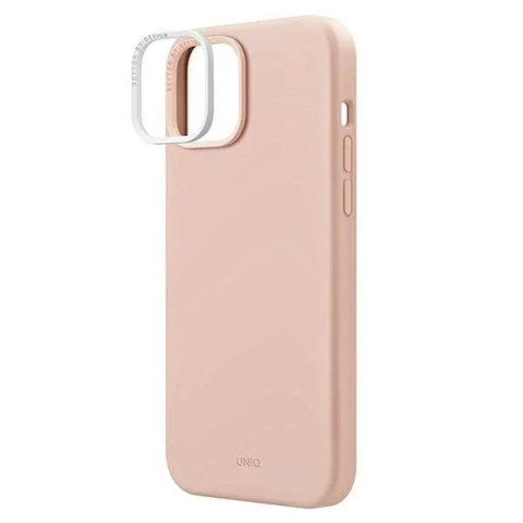 UNIQ Etui na telefon UNIQ Lino Hue do Apple iPhone 14 6,1" Magclick Charging różowy/blush pink UNIQ Etui na telefon UNIQ Lino Hue do Apple iPhone 14 6,1" Magclick Charging różowy/blush pink