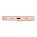 UNIQ Etui na telefon UNIQ Lino Hue do Apple iPhone 14 6,1" Magclick Charging różowy/blush pink