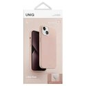 UNIQ Etui na telefon UNIQ Lino Hue do Apple iPhone 14 6,1" Magclick Charging różowy/blush pink