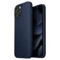 UNIQ Etui na telefon UNIQ Lino do Apple iPhone 13 Pro / 13 6,1" niebieski/marine blue