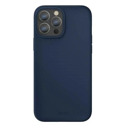 UNIQ Etui na telefon UNIQ Lino do Apple iPhone 13 Pro / 13 6,1" niebieski/marine blue UNIQ Etui na telefon UNIQ Lino do Apple iPhone 13 Pro / 13 6,1" niebieski/marine blue