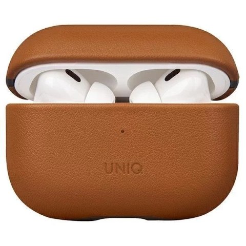 UNIQ Etui ochronne na słuchawki UNIQ Terra do AirPods Pro 2 gen. Genuine Leather brązowy/toffee brown UNIQ Etui ochronne na słuchawki UNIQ Terra do AirPods Pro 2 gen. Genuine Leather brązowy/toffee brown