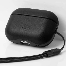 UNIQ Etui ochronne na słuchawki UNIQ Terrado AirPods Pro 2 gen. Genuine Leather czarny/dallas black