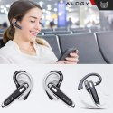 Alogy Słuchawka Bluetooth dla kierowcy bezprzewodowa zestaw z etui ładującym zestaw słuchawkowy Alogy Czarna