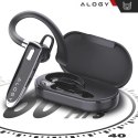 Alogy Słuchawka Bluetooth dla kierowcy bezprzewodowa zestaw z etui ładującym zestaw słuchawkowy Alogy Czarna