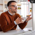 Alogy Słuchawka Bluetooth dla kierowcy bezprzewodowa zestaw z etui ładującym zestaw słuchawkowy Alogy Czarna
