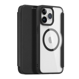 Dux Ducis Etui Dux Ducis Skin X Pro do Apple iPhone 15 Pro Max magnetyczny pokrowiec MagSafe z klapką - czarny