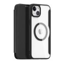 Dux Ducis Etui Dux Ducis Skin X Pro do Apple iPhone 15 magnetyczny pokrowiec MagSafe z klapką - czarny