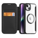 Dux Ducis Etui Dux Ducis Skin X Pro do Apple iPhone 15 magnetyczny pokrowiec MagSafe z klapką - czarny