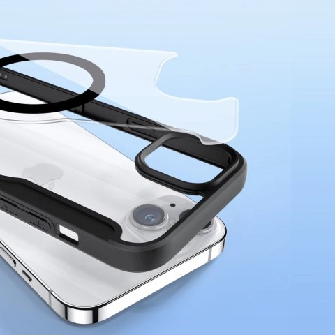 Dux Ducis Etui Dux Ducis Skin X Pro do Apple iPhone 15 magnetyczny pokrowiec MagSafe z klapką - czarny Dux Ducis Etui Dux Ducis Skin X Pro do Apple iPhone 15 magnetyczny pokrowiec MagSafe z klapką - czarny