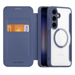 Dux Ducis Etui Dux Ducis Skin X Pro do Samsung S24+ z magnetycznym ringiem i klapką - niebieskie