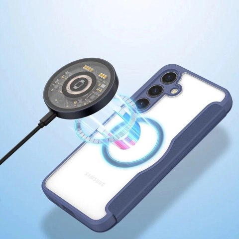 Dux Ducis Etui Dux Ducis Skin X Pro do Samsung S24+ z magnetycznym ringiem i klapką - niebieskie Dux Ducis Etui Dux Ducis Skin X Pro do Samsung S24+ z magnetycznym ringiem i klapką - niebieskie