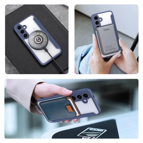 Dux Ducis Etui Dux Ducis Skin X Pro do Samsung S24+ z magnetycznym ringiem i klapką - niebieskie Dux Ducis Etui Dux Ducis Skin X Pro do Samsung S24+ z magnetycznym ringiem i klapką - niebieskie