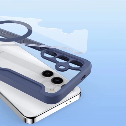 Dux Ducis Etui Dux Ducis Skin X Pro do Samsung S24+ z magnetycznym ringiem i klapką - niebieskie Dux Ducis Etui Dux Ducis Skin X Pro do Samsung S24+ z magnetycznym ringiem i klapką - niebieskie