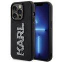 Karl Lagerfeld Etui Karl Lagerfeld KLHCP15L3DMBKCK do iPhone 15 Pro 6.1" czarny/black hardcase 3D Rubber Glitter Logo
