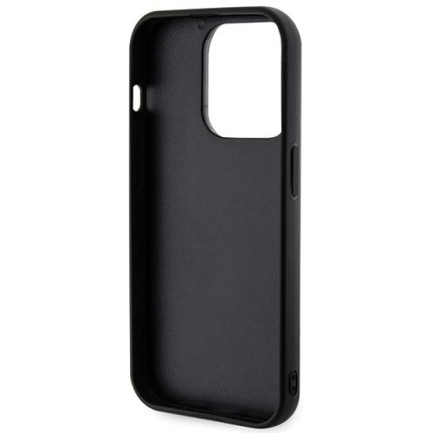 Karl Lagerfeld Etui Karl Lagerfeld KLHCP15L3DMBKCK do iPhone 15 Pro 6.1" czarny/black hardcase 3D Rubber Glitter Logo Karl Lagerfeld Etui Karl Lagerfeld KLHCP15L3DMBKCK do iPhone 15 Pro 6.1" czarny/black hardcase 3D Rubber Glitter Logo