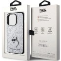 Karl Lagerfeld Etui Karl Lagerfeld KLHCP15LGCNPSG do iPhone 15 Pro 6.1" srebrny/silver hardcase Fixed Glitter Choupette Logo Metal Pin