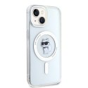 Karl Lagerfeld Etui Karl Lagerfeld KLHMP15SHFCCNOT do iPhone 15 6.1" transparent hardcase IML Choupette MagSafe