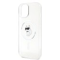 Karl Lagerfeld Etui Karl Lagerfeld KLHMP15SHFCCNOT do iPhone 15 6.1" transparent hardcase IML Choupette MagSafe