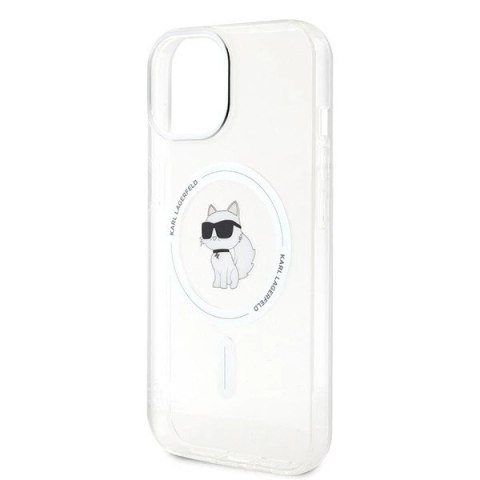 Karl Lagerfeld Etui Karl Lagerfeld KLHMP15SHFCCNOT do iPhone 15 6.1" transparent hardcase IML Choupette MagSafe Karl Lagerfeld Etui Karl Lagerfeld KLHMP15SHFCCNOT do iPhone 15 6.1" transparent hardcase IML Choupette MagSafe