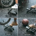 RockBros Pompka nożna Rockbros 42430001001 z wyświetlaczem - czarna