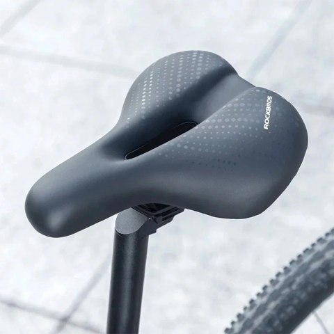RockBros Siodełko rowerowe Rockbros 38218916002 MTB + lampka - czarne RockBros Siodełko rowerowe Rockbros 38218916002 MTB + lampka - czarne