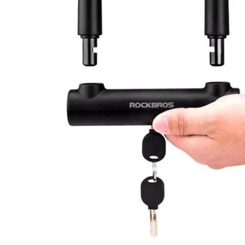 RockBros Zapięcie rowerowe Rockbros RKS610-BK U-lock - czarne RockBros Zapięcie rowerowe Rockbros RKS610-BK U-lock - czarne