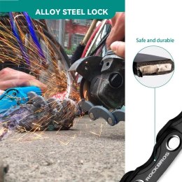 RockBros Zapięcie rowerowe Rockbros WD795 składane na klucz - czarne