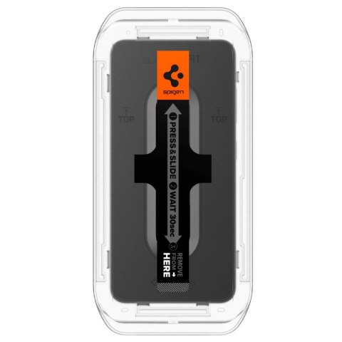 Spigen 2x Szkło hartowane do Samsung Galaxy S24+ Plus S25+ Plus Spigen Glas.TR "EZ FIT" Clear 2-Pack z ramką do montażu Spigen 2x Szkło hartowane do Samsung Galaxy S24+ Plus S25+ Plus Spigen Glas.TR "EZ FIT" Clear 2-Pack z ramką do montażu