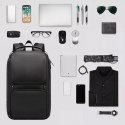 Bange Plecak wodoodporny Bange torba na laptopa 15.6" akcesoria podróżny 48x30x12.5 cm do pracy szkoły samolotu męski damski USB i USB