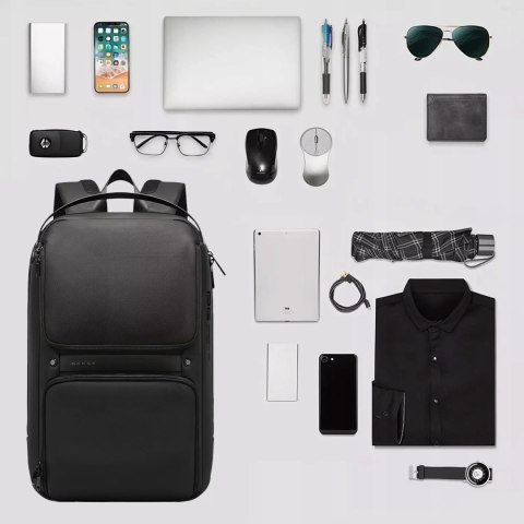 Bange Plecak wodoodporny Bange torba na laptopa 15.6" akcesoria podróżny 48x30x12.5 cm do pracy szkoły samolotu męski damski USB i USB Bange Plecak wodoodporny Bange torba na laptopa 15.6" akcesoria podróżny 48x30x12.5 cm do pracy szkoły samolotu męski damski USB i USB