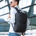 Bange Plecak wodoodporny Bange torba na laptopa 15.6" akcesoria podróżny 48x30x12.5 cm do pracy szkoły samolotu męski damski USB i USB