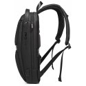 Bange Plecak wodoodporny Bange torba na laptopa 15.6" akcesoria podróżny 48x30x12.5 cm do pracy szkoły samolotu męski damski USB i USB