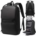 Bange Plecak wodoodporny Bange torba na laptopa 15.6" akcesoria podróżny 48x30x12.5 cm do pracy szkoły samolotu męski damski USB i USB