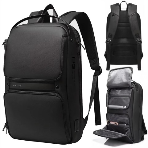 Bange Plecak wodoodporny Bange torba na laptopa 15.6" akcesoria podróżny 48x30x12.5 cm do pracy szkoły samolotu męski damski USB i USB Bange Plecak wodoodporny Bange torba na laptopa 15.6" akcesoria podróżny 48x30x12.5 cm do pracy szkoły samolotu męski damski USB i USB