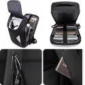 Bange Plecak wodoodporny Bange torba na laptopa 15.6" miejski podróżny 48x31x16 cm do pracy szkoły samolotu męski damski z gniazdem US