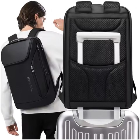 Bange Plecak wodoodporny Bange torba na laptopa 15.6" miejski podróżny 48x31x16 cm do pracy szkoły samolotu męski damski z gniazdem US Bange Plecak wodoodporny Bange torba na laptopa 15.6" miejski podróżny 48x31x16 cm do pracy szkoły samolotu męski damski z gniazdem US
