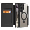 Dux Ducis Etui Dux Ducis Skin X Pro z klapką i magnetycznym ringiem na Samsung S24 Ultra - czarne