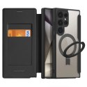 Dux Ducis Etui Dux Ducis Skin X Pro z klapką i magnetycznym ringiem na Samsung S24 Ultra - czarne