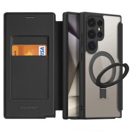 Dux Ducis Etui Dux Ducis Skin X Pro z klapką i magnetycznym ringiem na Samsung S24 Ultra - czarne