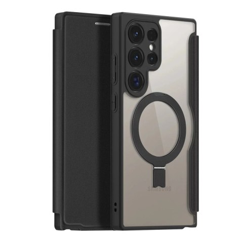 Dux Ducis Etui Dux Ducis Skin X Pro z klapką i magnetycznym ringiem na Samsung S24 Ultra - czarne Dux Ducis Etui Dux Ducis Skin X Pro z klapką i magnetycznym ringiem na Samsung S24 Ultra - czarne