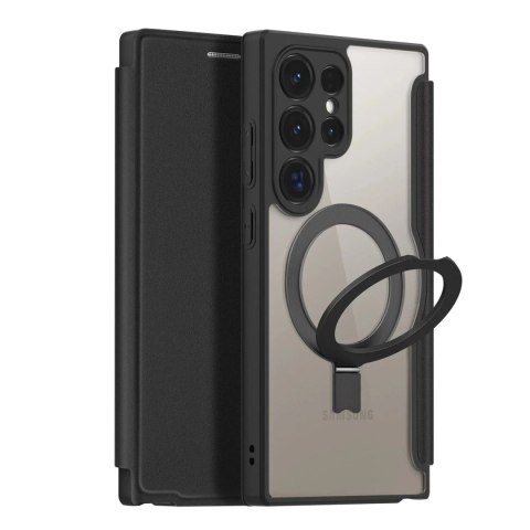 Dux Ducis Etui Dux Ducis Skin X Pro z klapką i magnetycznym ringiem na Samsung S24 Ultra - czarne Dux Ducis Etui Dux Ducis Skin X Pro z klapką i magnetycznym ringiem na Samsung S24 Ultra - czarne
