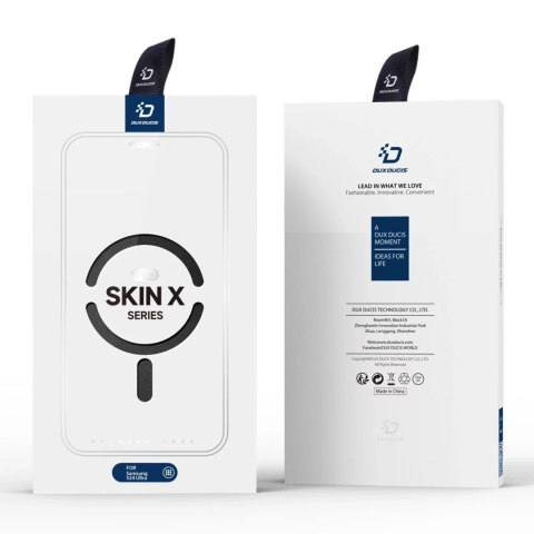 Dux Ducis Etui Dux Ducis Skin X Pro z klapką i magnetycznym ringiem na Samsung S24 Ultra - czarne Dux Ducis Etui Dux Ducis Skin X Pro z klapką i magnetycznym ringiem na Samsung S24 Ultra - czarne