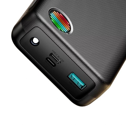 Joyroom Powerbank Joyroom JR-L015 20000mAh 22.5W z kablami USB-C Lightning - czarny Joyroom Powerbank Joyroom JR-L015 20000mAh 22.5W z kablami USB-C Lightning - czarny