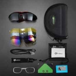 RockBros Okulary rowerowe Rockbros 10134PL polaryzujące - niebieskie